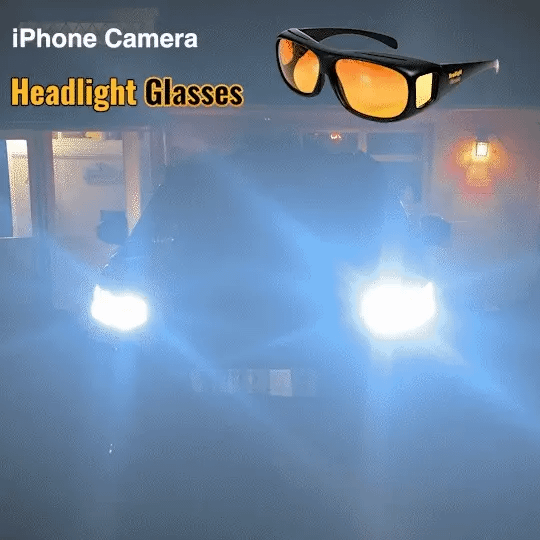 Headlight Glasses with Polarized LED GlareCut Technology™ (Fit Over Glasses)